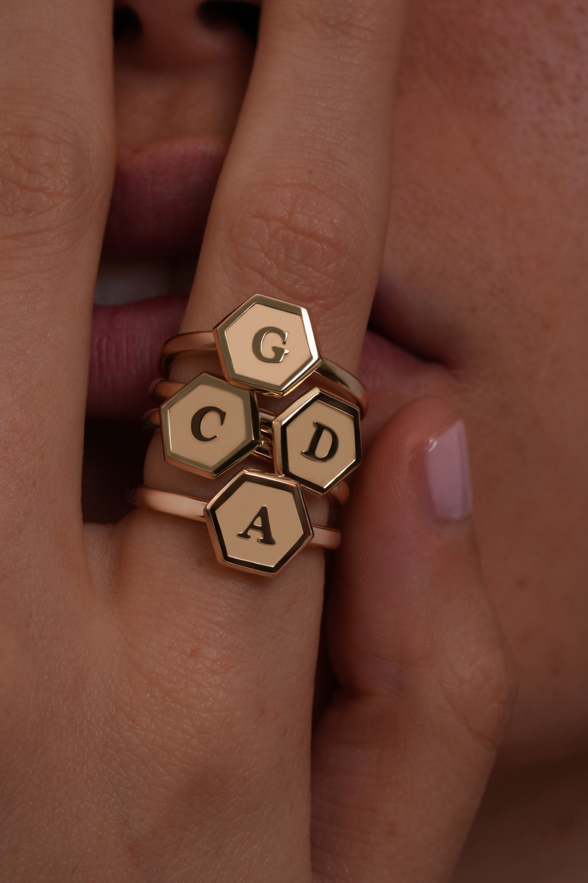 Hexagonal Initial Ring