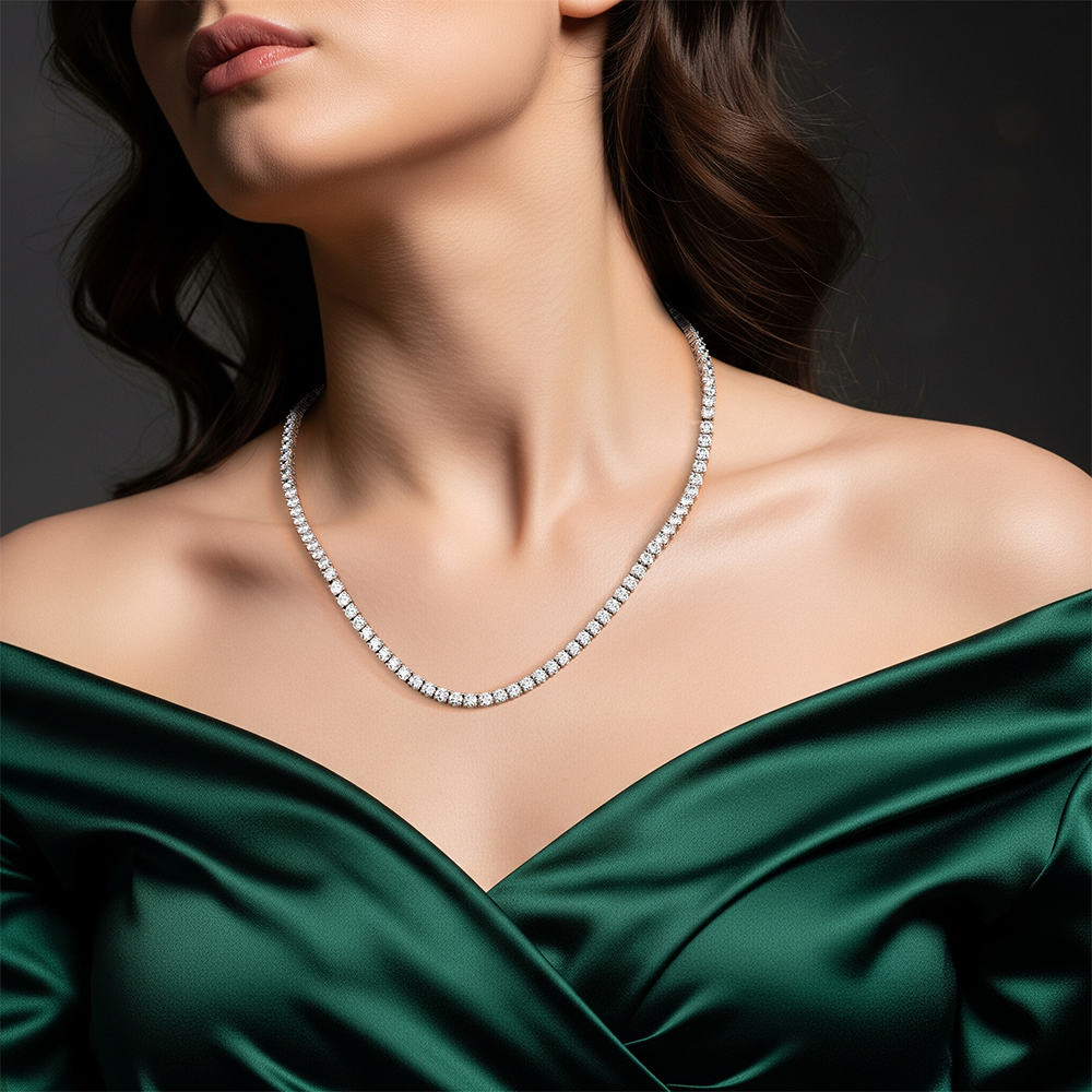 21CT Tennis Necklace
